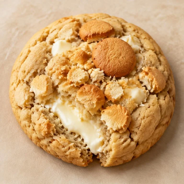 Banana Pudding cookie — concept product photography